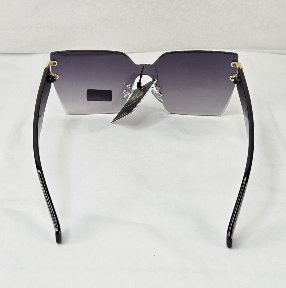 Giselle Rimless Gradient Lens Contemporary Collection Women's Sunglasses - Picture 4 of 10